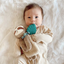 Load image into Gallery viewer, Baby Sloth Lovey + Teething Toy