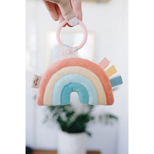 Load image into Gallery viewer, Colorful Rainbow Plush + Travel Teething Toy