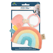 Load image into Gallery viewer, Colorful Rainbow Plush + Travel Teething Toy